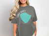 T-shirt with a graphic of Lake Mary, Minnesota, and compass rose.