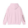 Fear Not Little Flock Hoodie with Printed Sleeves | Luke 12:32 Scripture Heart Design Bible Verse Gift | Share your faith