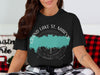 Black t-shirt with "Grand Lake St. Marys Ohio" and a compass graphic.