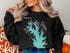 Black sweatshirt with "Lake Stanley Draper Oklahoma" text and a teal lake graphic.