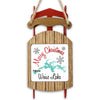 Sled ornament with "Merry Christmas From Weiss Lake" text and lake outline.