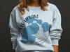 Light blue sweatshirt with Floyd Lake map graphic and "Minnesota" text.