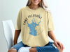 Light yellow t-shirt with Lake Pleasant Arizona map and compass graphic.