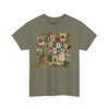 Gardening T-Shirt Scrapbook Design | I'll Be in the Garden T-Shirt | Gardening Collage Graphic Tee | Gift for Gardeners