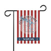 Garden flag with red and white stripes, Center Hill Lake map, and "The Smith Family".