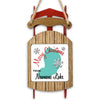 Wooden sled ornament with "Merry Christmas from Newmans Lake" text.