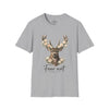 Fear Not Isaiah 41:10 Christian Bible Verse Shirt, Floor Deer Buck Antlers Design, Faith and Religious Gift, Scripture Shirt