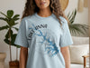 Light blue t-shirt with Lake Anna Virginia map and compass design.