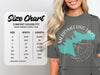 Comfort Colors 1717 heavyweight t-shirt size chart. M's size XXXL.