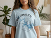Light blue t-shirt with Lake Hamilton Arkansas design and compass graphic.