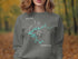 Gray crewneck sweatshirt with a compass rose and "Boone Lake TENNESSEE" design.