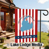 Merrill Creek Reservoir flag with "The Smith Family" personalization.