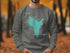 Grey sweatshirt featuring Lake Stevens, Washington outline with compass rose and text.