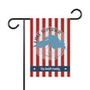 Garden flag with red and white stripes, showing Lake Superior map, and "The Smith Family" text.
