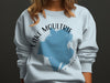 Light blue sweatshirt with Lake Moultrie map and South Carolina text.