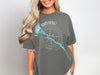 Charcoal t-shirt with "Lake Havasu Arizona" text and compass design.