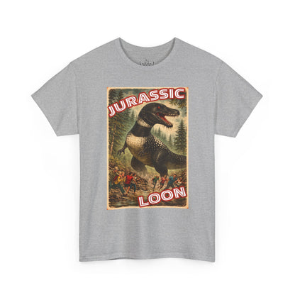Jurassic Loon Funny Canadian Bird Shirt | Dinosaur Monster Attack | Great for both Birdwatchers and Sci-fi fans
