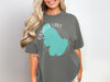 Gray t-shirt with Ossipee Lake New Hampshire graphic and compass rose.