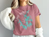 T-shirt with Lake Martin Alabama compass design and text.