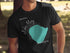 Black t-shirt with teal Lake Mary map and "Beautiful Minnesota" text.