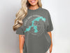 Gray t-shirt with Little Saint Germain Lake map and compass design.