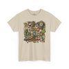 Gone Fishing T-Shirt | Scrapbooking Letters Retro Vintage Design | Retirement and Father's Day Shirt
