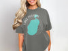 Gray t-shirt with Lake Pulaski Minnesota graphic and compass details.