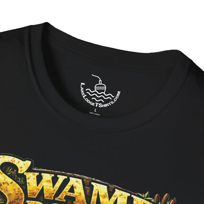 Swamp Donkey Bass Fishing Funny T-Shirt Ultra Soft | Vintage Largemouth Angler Shirt Father's Day