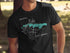 Black t-shirt with "Beautiful Ation Lake" and compass graphic with "New Jersey".