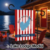 Garden flag featuring "Rose Canyon Lake Arizona" and "The Smith Family" text.