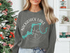 Grey sweatshirt with Nickajack Lake Tennessee map and compass design.