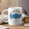 White mug with "Grand Lake St. Marys Ohio" text and map graphic.