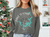 Grey sweatshirt with "Lake Texoma Texas" map and compass design.