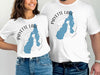 White t-shirts with Payette Lake, Idaho graphic and compass rose design.