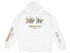 White hoodie with "Lake Life" graphic and Benbrook Lake Texas text.