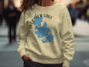 Light yellow sweatshirt with blue Webster Lake map and compass, "WEBSTER LAKE MASSACHUSETTS" text.
