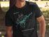 Black t-shirt with "Hyco Lake North Carolina" and compass graphic.