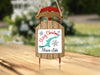 Sled ornament with "Merry Christmas From Mason Lake" text and a lake outline.