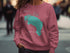 Crewneck sweatshirt with "Garibaldi Lake British Columbia" text and map.