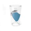 Clear pint glass with Lake Mary Minnesota design and text.
