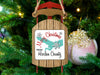 Sled ornament with text "Merry Christmas from Harlan County".