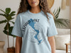Light blue t-shirt with Lizard Lake Minnesota map and compass graphic.