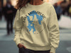 Light yellow sweatshirt with Lake Massabesic, New Hampshire map and compass graphic.