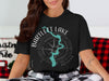 Black t-shirt with Bartlett Lake Arizona graphic and compass rose.