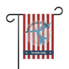 Custom Nantahala Lake flag with red and white stripes and "The Smith Family" text.