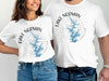 White t-shirts with "Lake Norman North Carolina" design featuring a compass and lake outline.