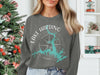 Gray sweatshirt with Lake Harding Georgia map and compass graphic.
