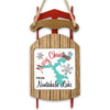 Sled ornament with "Merry Christmas From Nantahala Lake" and map graphic.