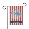 Red and white striped flag with Choke Canyon Lake map and "The Smith Family".