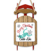 Sled ornament with "Merry Christmas FROM Caddo Lake" and Caddo Lake map graphic.